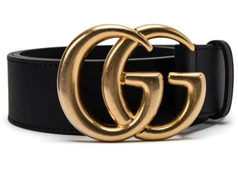 gucci belt with gold buckle